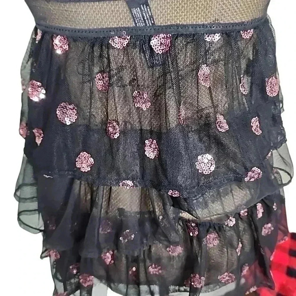 VICTORIA’S Secret Babydoll Slip Black Lace Flirty Sexy Little Thing top. 34 B - Picture 15 of 16